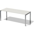 BISLEY Schreibtisch CITO, U-Gestell HxBxT 740 x 2000 x 800 mm Gestell silber, Platte grauweiß