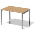 BISLEY Schreibtisch CITO, U-Gestell HxBxT 740 x 1200 x 800 mm Gestell silber, Platte Buche