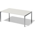 BISLEY Schreibtisch CITO, U-Gestell HxBxT 740 x 2000 x 1200 mm Gestell silber, Platte grauweiß