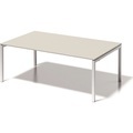 BISLEY Schreibtisch CITO, U-Gestell HxBxT 740 x 2000 x 1200 mm Gestell weiß, Platte grauweiß