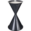 undefined, Kegel-Standascher Stahlblech, pulverbeschichtet anthrazit, ab 2 Stk