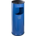 undefined, Sicherheits-Kombiascher, Stahlblech Volumen 17 l, HxØ 610 x 250 mm enzianblau