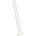 Layher Alu-Anlegeleiter mit Sprossen, Breite 450 mm 20 Sprossen inkl. Traverse