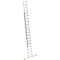 Layher, Layher Alu-Schiebeleiter 2-teilig, ausziehbar 2 x 16 Sprossen inkl. Traverse