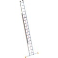 Layher Alu-Seilzugleiter 2-teilig, ausziehbar, inkl. Traverse 2 x 14 Sprossen