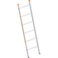 Layher Alu-Anlegeleiter mit Sprossen, Breite 450 mm 6 Sprossen