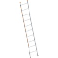 Layher Alu-Anlegeleiter mit Sprossen, Breite 450 mm 10 Sprossen