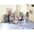 office akktiv ANNY - Büroregal 1 Fachboden, HxBxT 748 x 400 x 400 mm lichtgrau