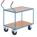 EUROKRAFT Industrie-Tischwagen 2 Etagen Etagenhöhen 235 / 765 mm