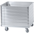 ZARGES Alu-Kastenwagen Inhalt 655 l mit Rand- und Bodenprofil