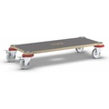 undefined, Transportroller aus Filmsiebdruckplatte rechteckig, mit FSC®-Zertifizierung LxBxH 710 x 310 x 123 mm, Tragfähigkeit 200 kg