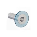 Design-Garderobenhaken POINT Hakenlänge 100 mm transparentblau