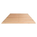 Holzlaufrost, pro lfd. m mit Anschrägung an 3 Seiten Breite 1500 mm