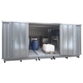 undefined, Gefahrstoff-Lagercontainer für gewässergefährdende Medien Außen-HxBxT 2605 x 5075 x 4330 mm verzinkt