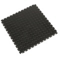 undefined, PVC-Bodenplatte mit genoppter Oberfläche, VE 8 Stk schwarz