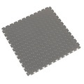 undefined, PVC-Bodenplatte mit genoppter Oberfläche, VE 8 Stk grau