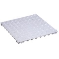 undefined, Kunststoff-Bodenrost, Polyethylen 500 x 500 mm, stabil, VE 20 Stk lichtgrau