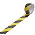 Warnband VE 6 Rollen schwarz / gelb
