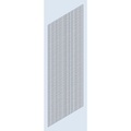 EUROKRAFT Seitenwand-Verkleidung Schweißgitter, Höhe 2000 mm Tiefe 800 mm