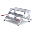 undefined, Treppenpodest Stufenbreite 1000 mm, Tragfähigkeit 200 kg 3 Stufen