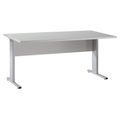 PETRA - Schreibtisch HxBxT 720 x 1600 x 800 mm lichtgrau