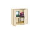 CP Stahlschrank mit Flügeltüren HxBxT 1000 x 1000 x 420 mm hellelfenbein