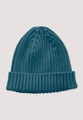 hessnatur Baby Strickmütze aus Bio-Baumwolle - blau Grösse49/51