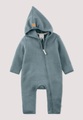 hessnatur Baby Fleece Overall aus Bio-Baumwolle - blau Grösse98