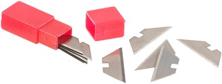 AGT 10 Ersatzklingen für Profi-Mini-Cuttermesser mit Klappsystem, 30 mm