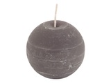 Boutique Kerze Kugel Schiefer 8 cm