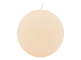 Boutique Kerze Kugel Elfenbein 10 cm
