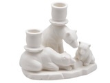 Eisbärenfamilie Weiss H: 12 cm