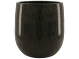 Keramik Schwarz Grün D: 28 cm
