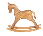 undefined, Schaukelpferd, Holz H: 77 cm