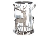 Rentier Aluminium Glas H: 35 cm