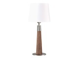 Schubiger Hockerlampe Chios Nussbaum