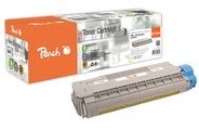 Peach Tonermodul gelb kompatibel zu OKI 43324421
