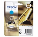 Original Tintenpatrone cyan Epson No. 16 c, T16224