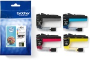 Brother 4 Tintenpatronen LC-424 VAL,, schwarz, cyan, magenta, gelb, original