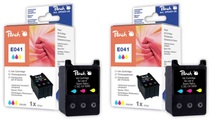 Peach Doppelpack Tintenpatronen color kompatibel zu Epson T041020
