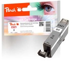 Peach Tintenpatrone grau kompatibel zu Canon CLI-526gy