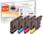 Peach Tinte Spar Pack PI500-49 kompatibel zu Brother LC-985VAL