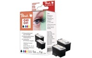 Peach Spar Pack Tintenpatronen kompatibel zu Canon 0615B043