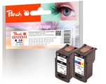 Peach Spar Pack Druckköpfe kompatibel zu Canon PG-512, CL-513