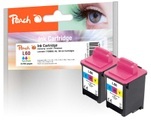 Peach Doppelpack Druckköpfe color kompatibel zu Lexmark, Compaq No. 60, 17G0060E