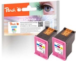 Peach Doppelpack Druckköpfe color kompatibel zu HP No. 300, CC643EE
