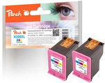 Peach Doppelpack Druckköpfe color kompatibel zu HP No. 300XL, CC644EE