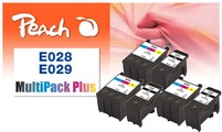 Peach Spar Pack Plus Tintenpatronen kompatibel zu Epson T028, T029