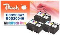 Peach Spar Pack Plus Tintenpatronen kompatibel zu Epson S020047, S020049