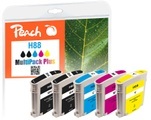 Peach Spar Pack Plus Tintenpatronen kompatibel zu HP No. 88